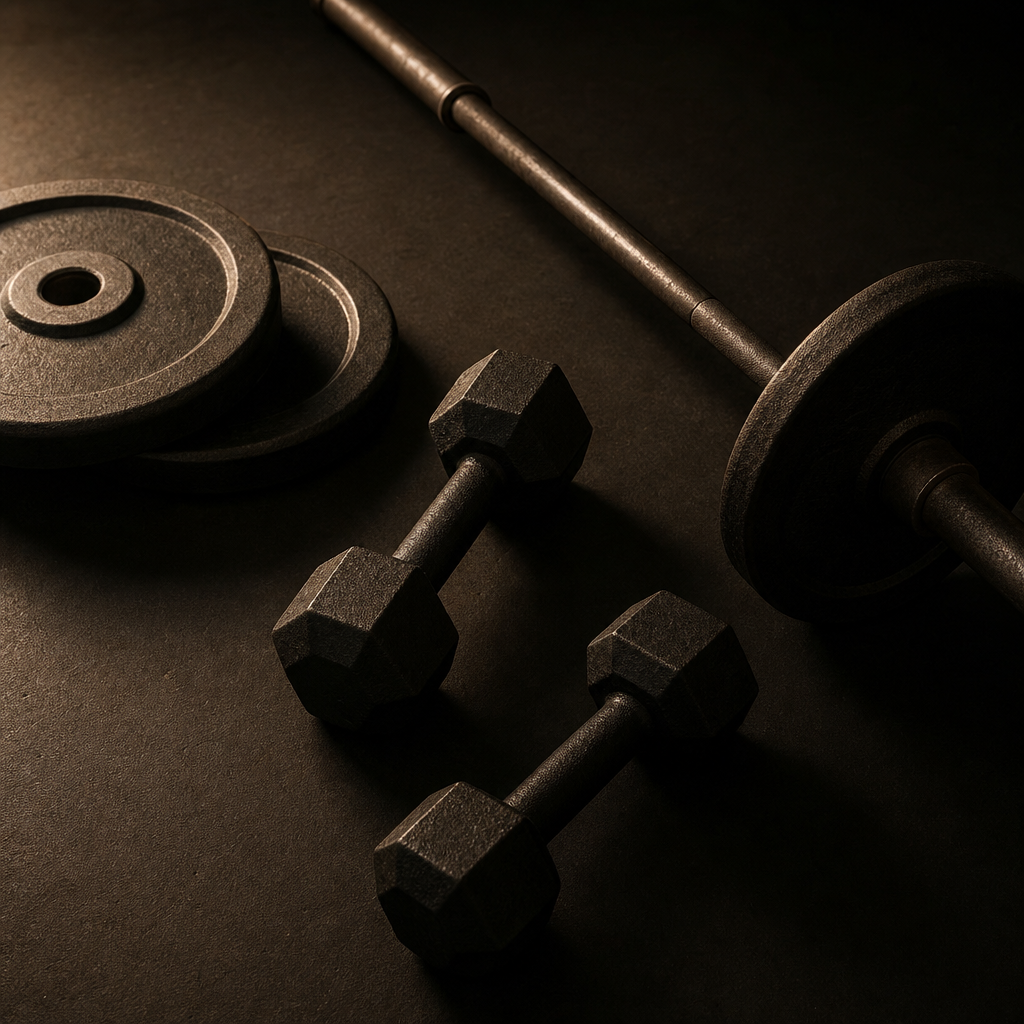 Strength training scene